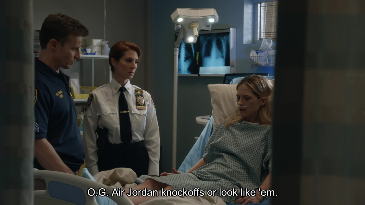 Air Jordan (Verbal) In Blue Bloods S14E18 "End Of Tour" (2024)